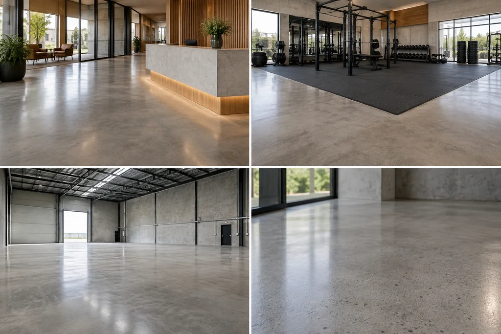 concrete floor tiles