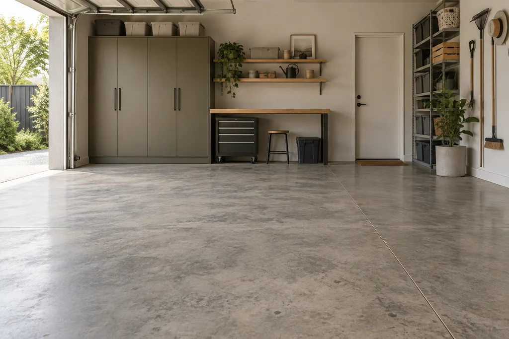 choosing a concrete finish for your garage