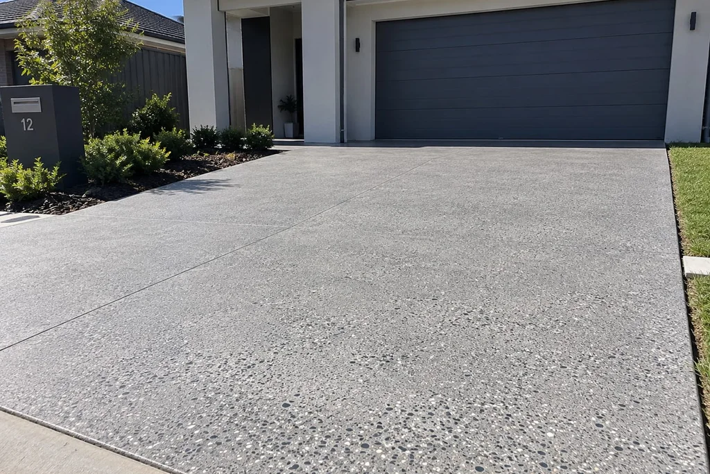 Concrete finish inspiration for driveway installation