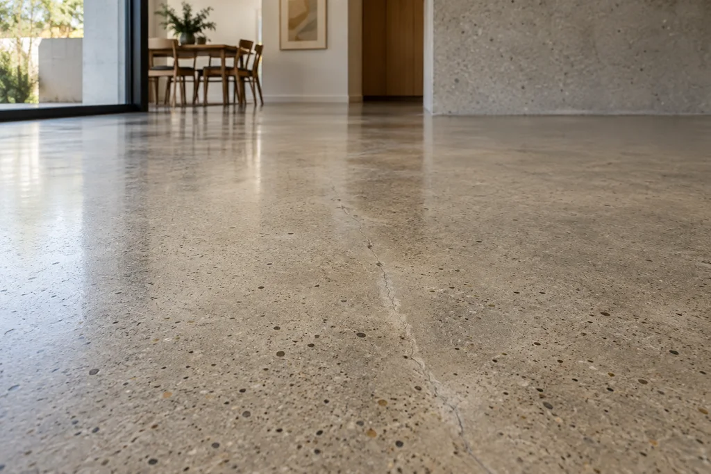 polished concrete repairs