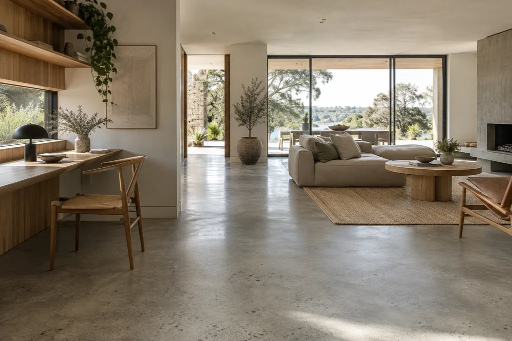 Concrete finish: concrete flooring services